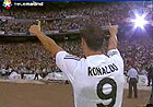 Cristiano Ronaldo, en su presentación como madridista.